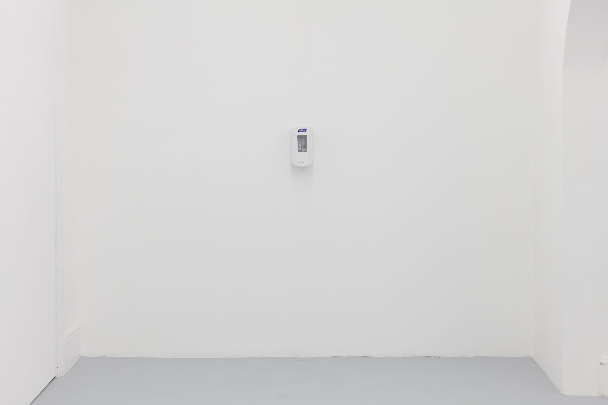 Ian Law, Untitled, Purell LTX-12 Dispenser with adapted circuitry, hygienic hand rub, 2015