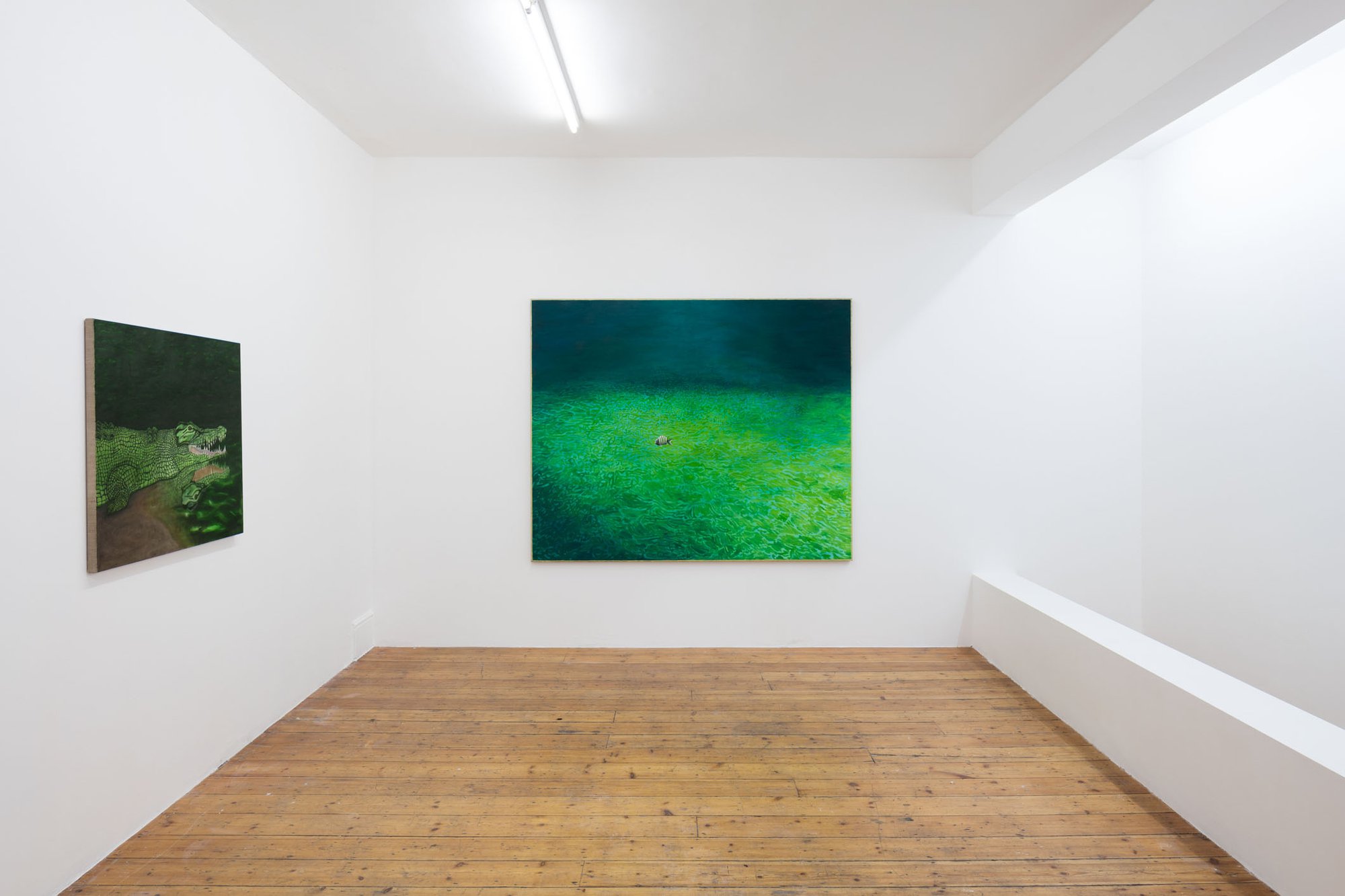 Installation view, Leidy Churchman, Lost Horizons, Rodeo, London, 2016