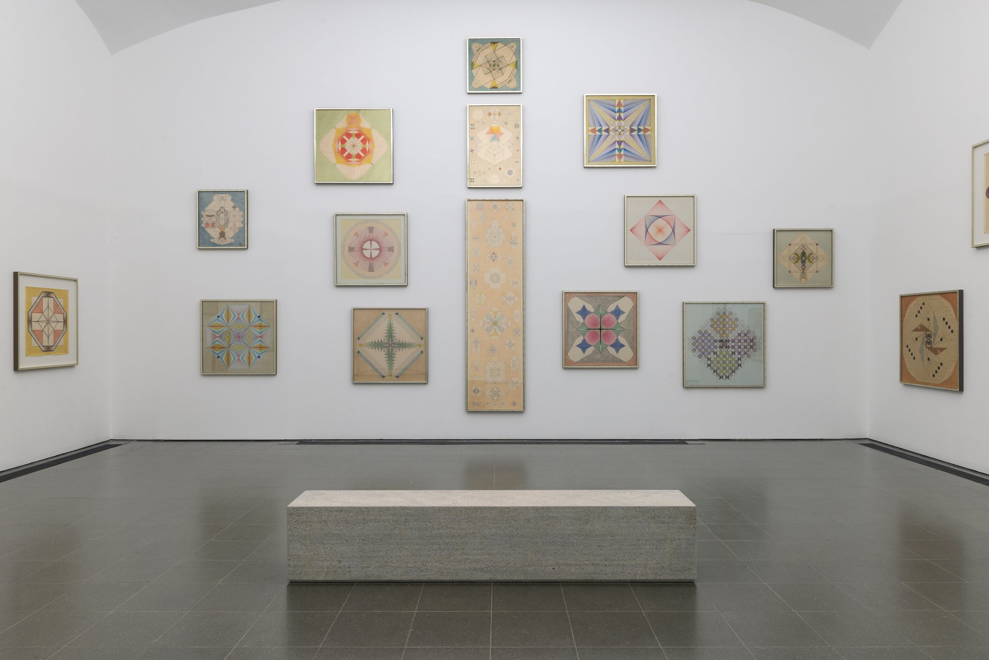 Christodoulos Panayiotou, Installation view, Emma Kunz – Visionary Drawings: An Exhibition conceived with Christodoulos Panayiotou, Serpentine Gallery, London, 2019