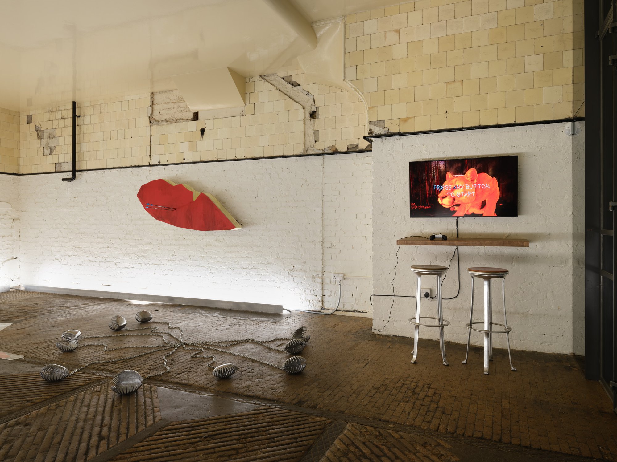 Installation view, RUINED, Rodeo, London, 2024