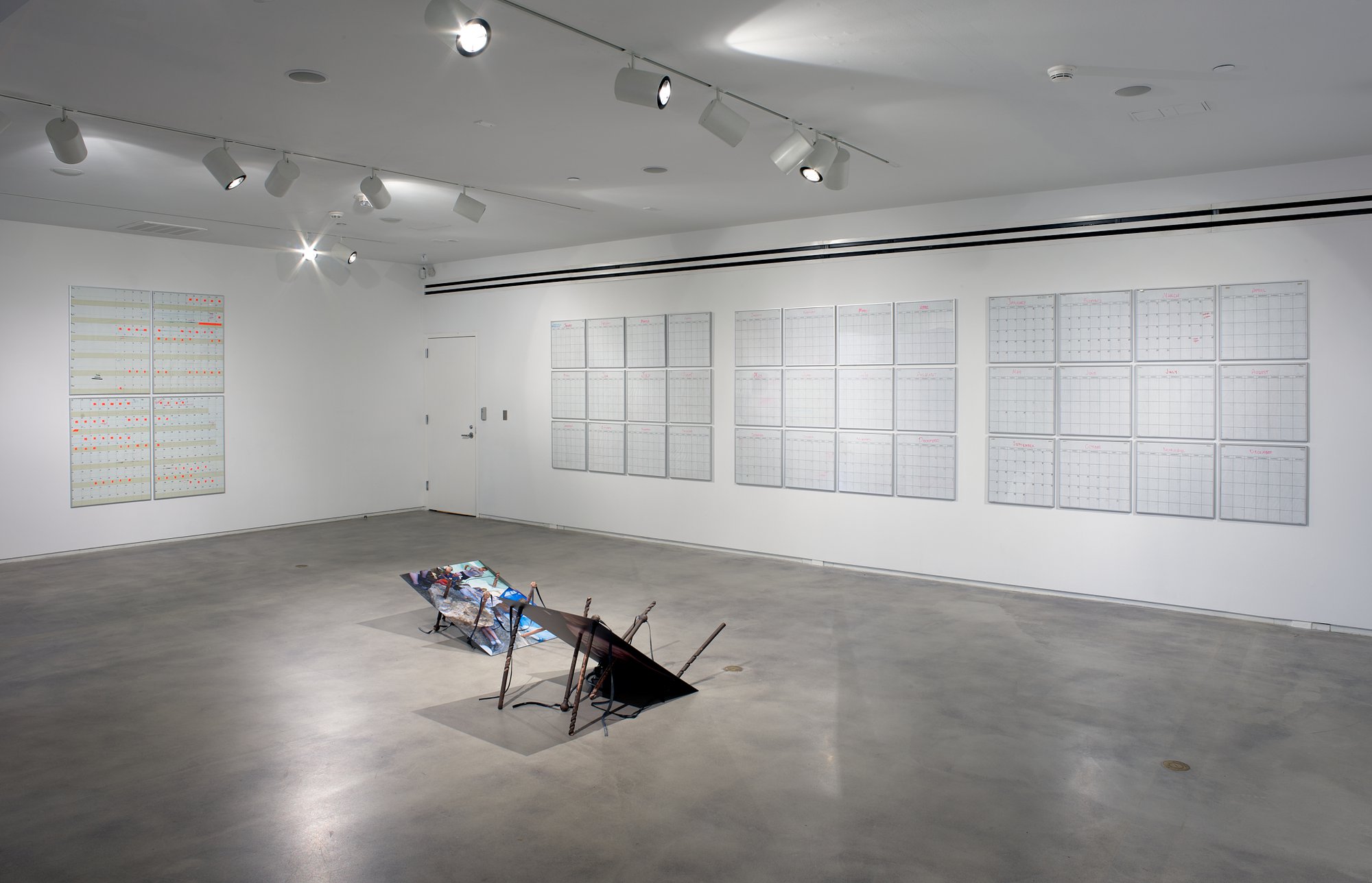Iris Touliatou, Installation view, Intimate confession is a project, Blaffer Art Museum, University of Houston, Houston, 2023