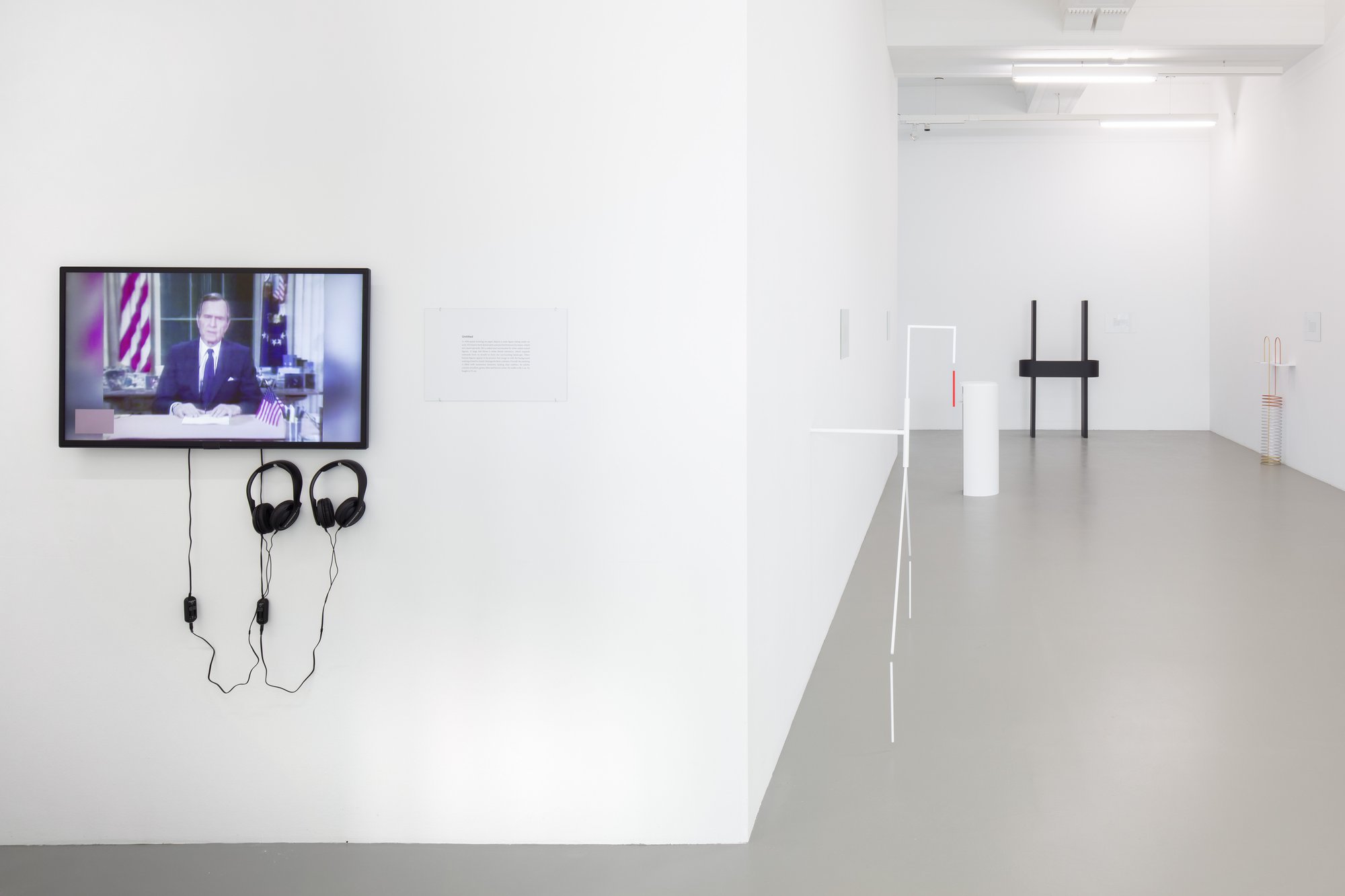 Installation view, Iman Issa, Book of Facts, daadgalerie, Berlin