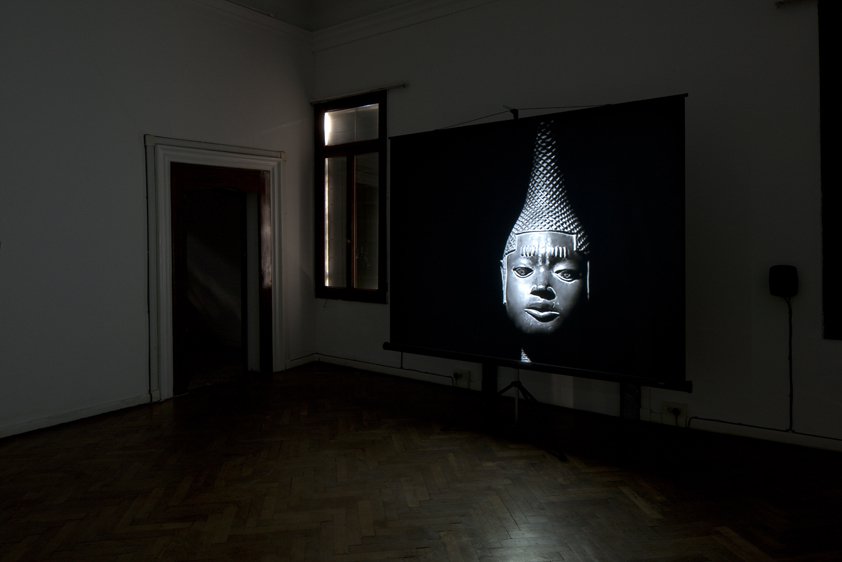 Duncan Campbell, It for Others, 16 mm film and analogue video transferred to digital video, 2013. Installation view, Scotland + Venice, Palazzo Pisani, 55th Venice Biennale, 2013