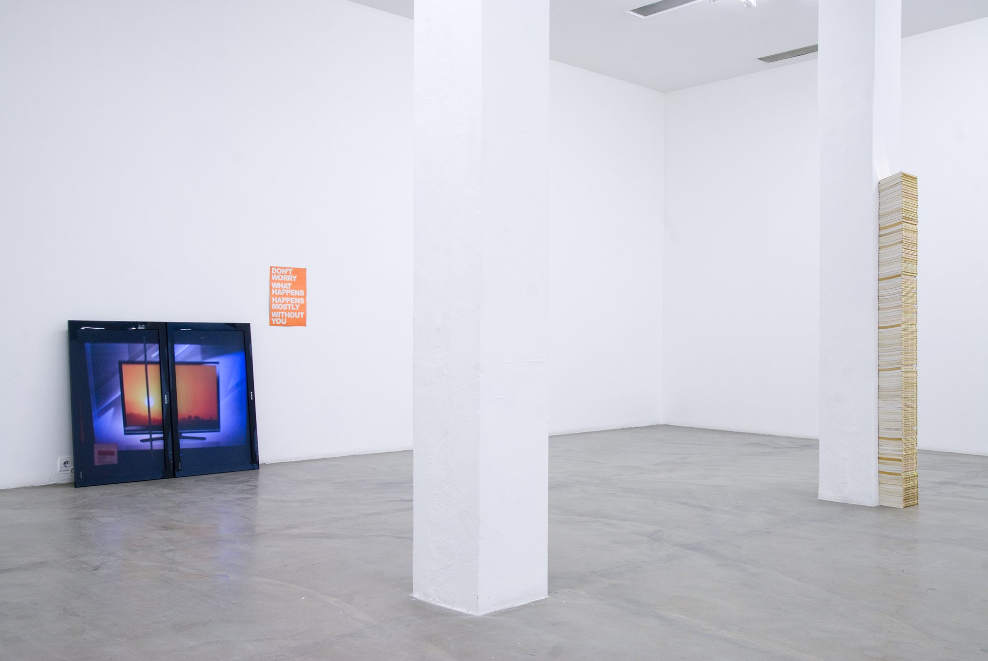 Installation view, James Richards, James Richards, Rodeo, Istanbul, 2011
