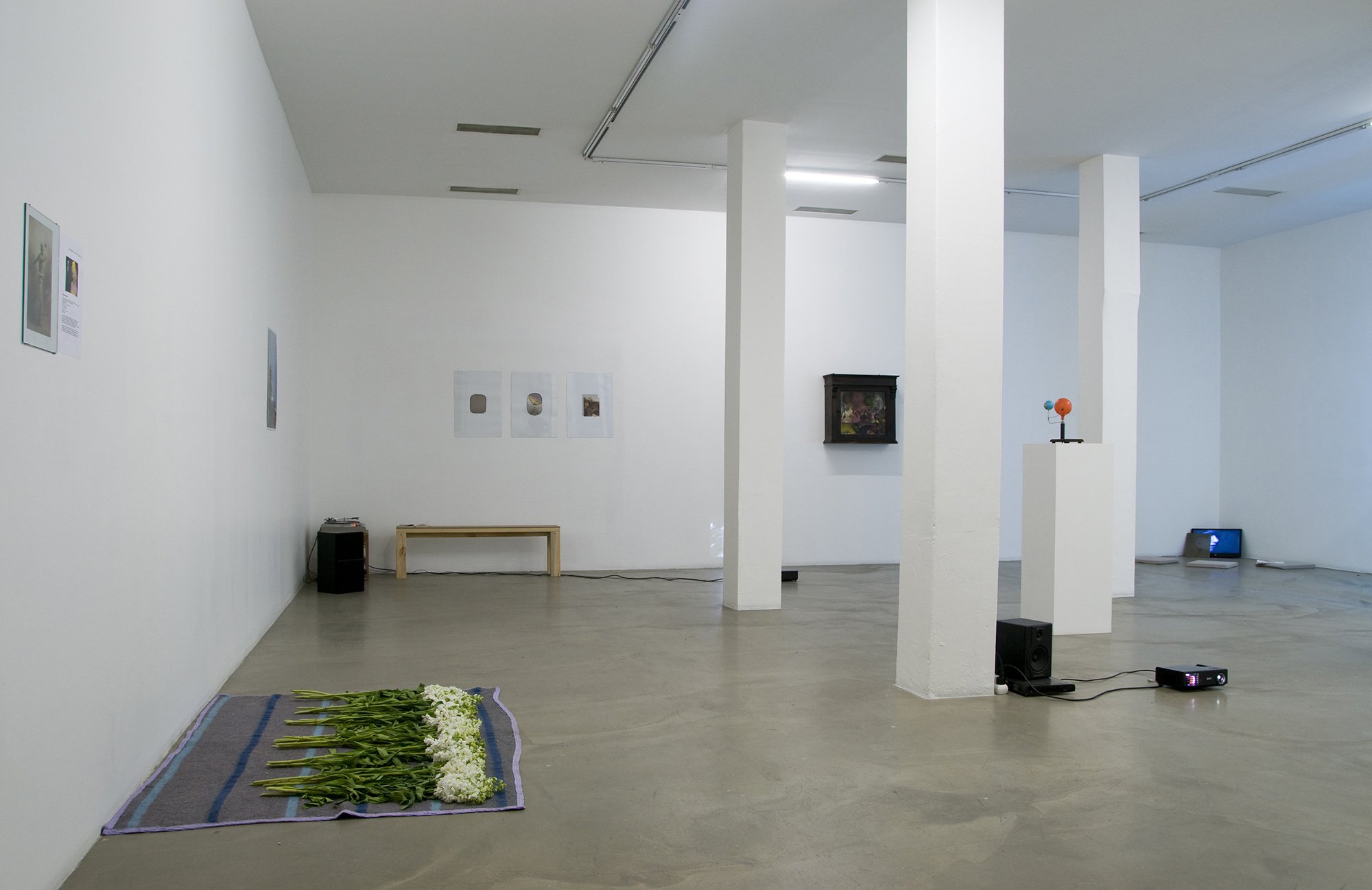 Installation view, Constellation (or the inspiration show), Rodeo, Istanbul, 2011 – 2012