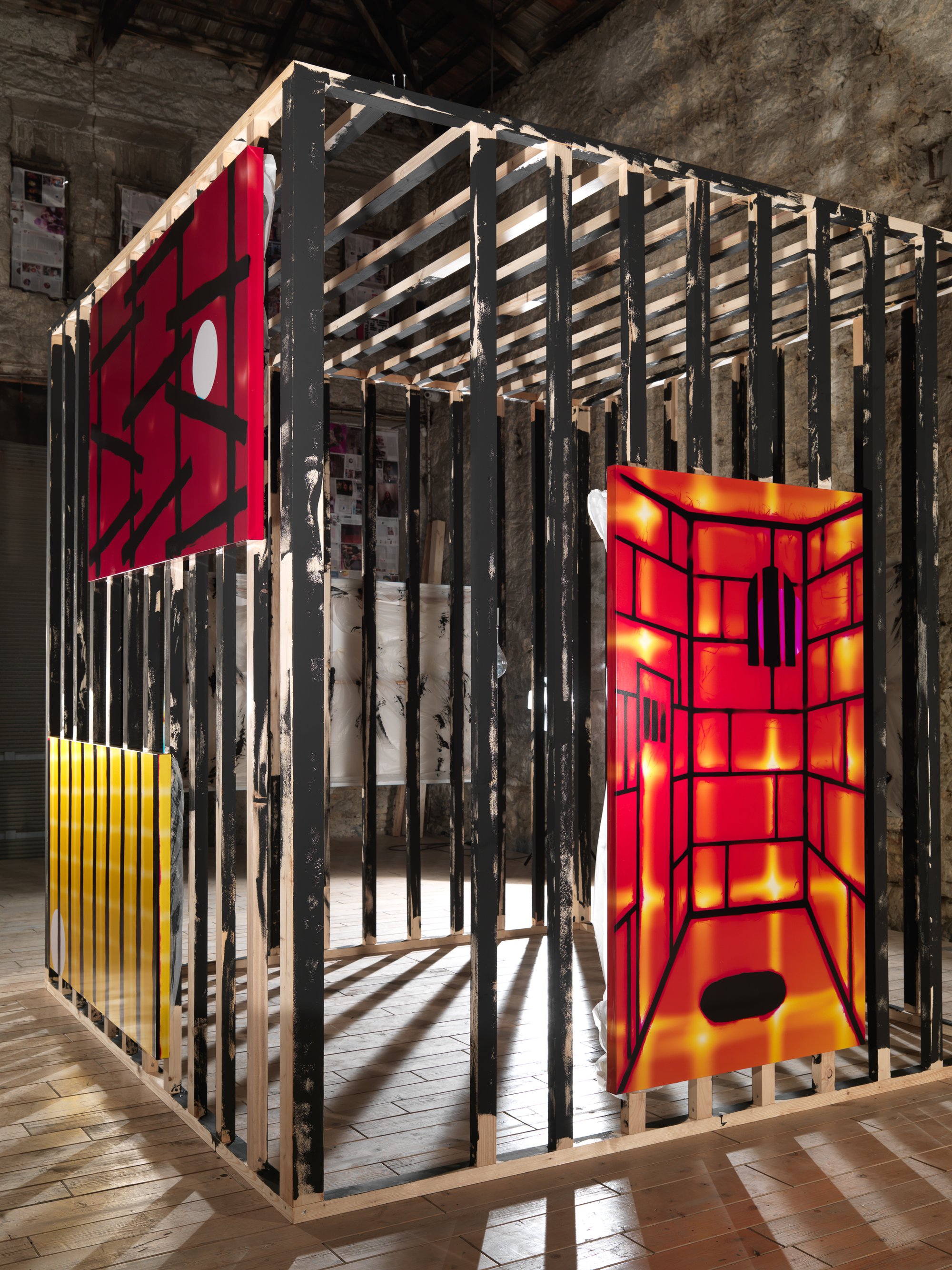 Installation view, Hadi Fallahpisheh, Young and Clueless, Rodeo, Piraeus, 2021