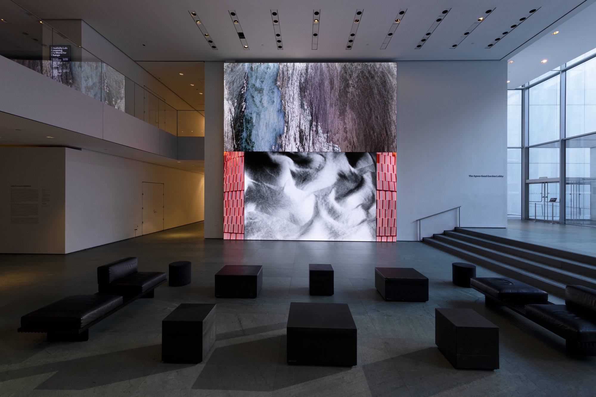 Installation view of Leslie Thornton&#x27;s HANDMADE, The Museum of Modern Art, New York, 2023–24. Digital image © 2023 The Museum of Modern Art, New York. Photo: Jonathan Dorado