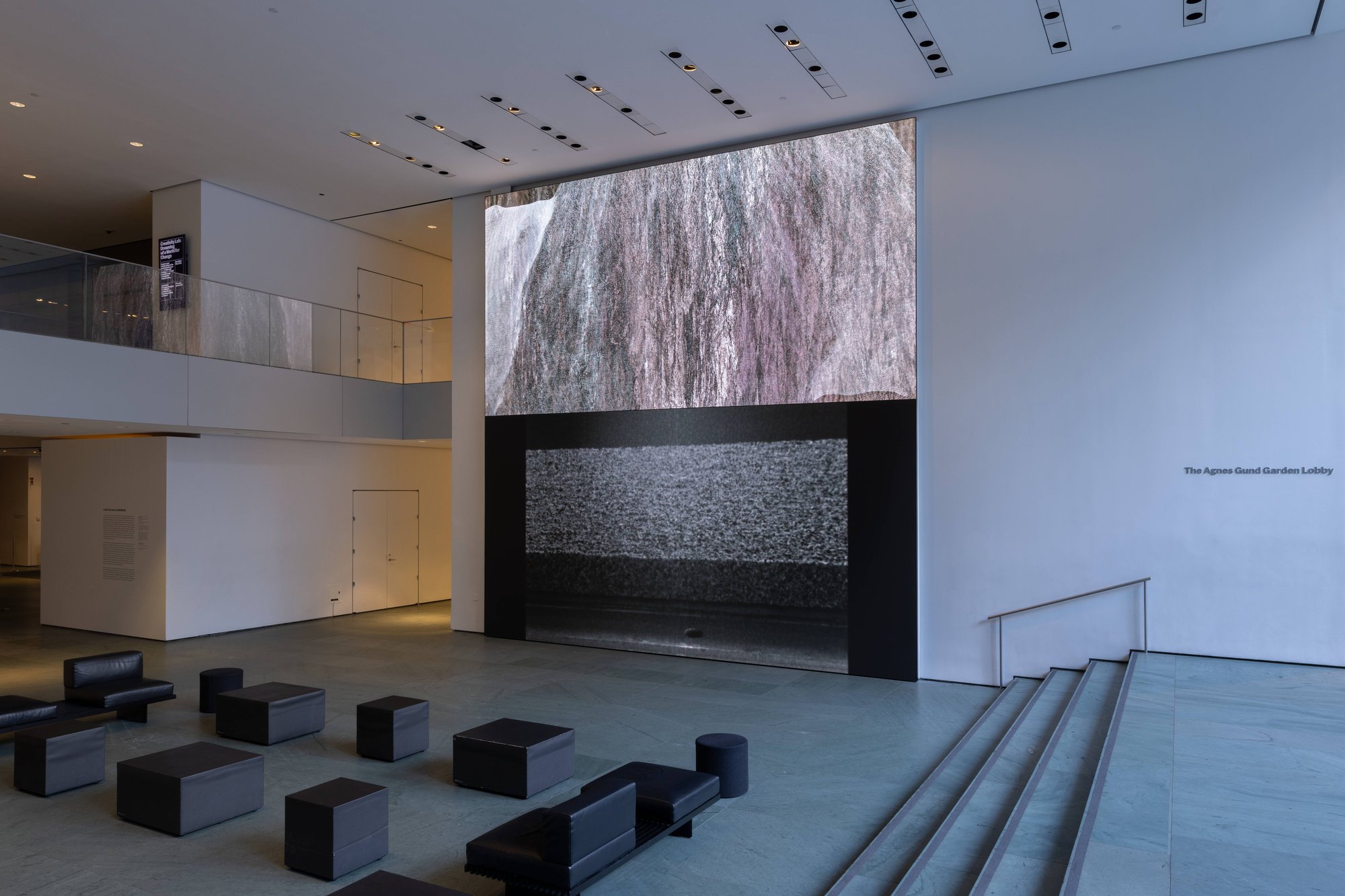 Installation view of Leslie Thornton&#x27;s HANDMADE, The Museum of Modern Art, New York, 2023–24. Digital image © 2023 The Museum of Modern Art, New York. Photo: Jonathan Dorado