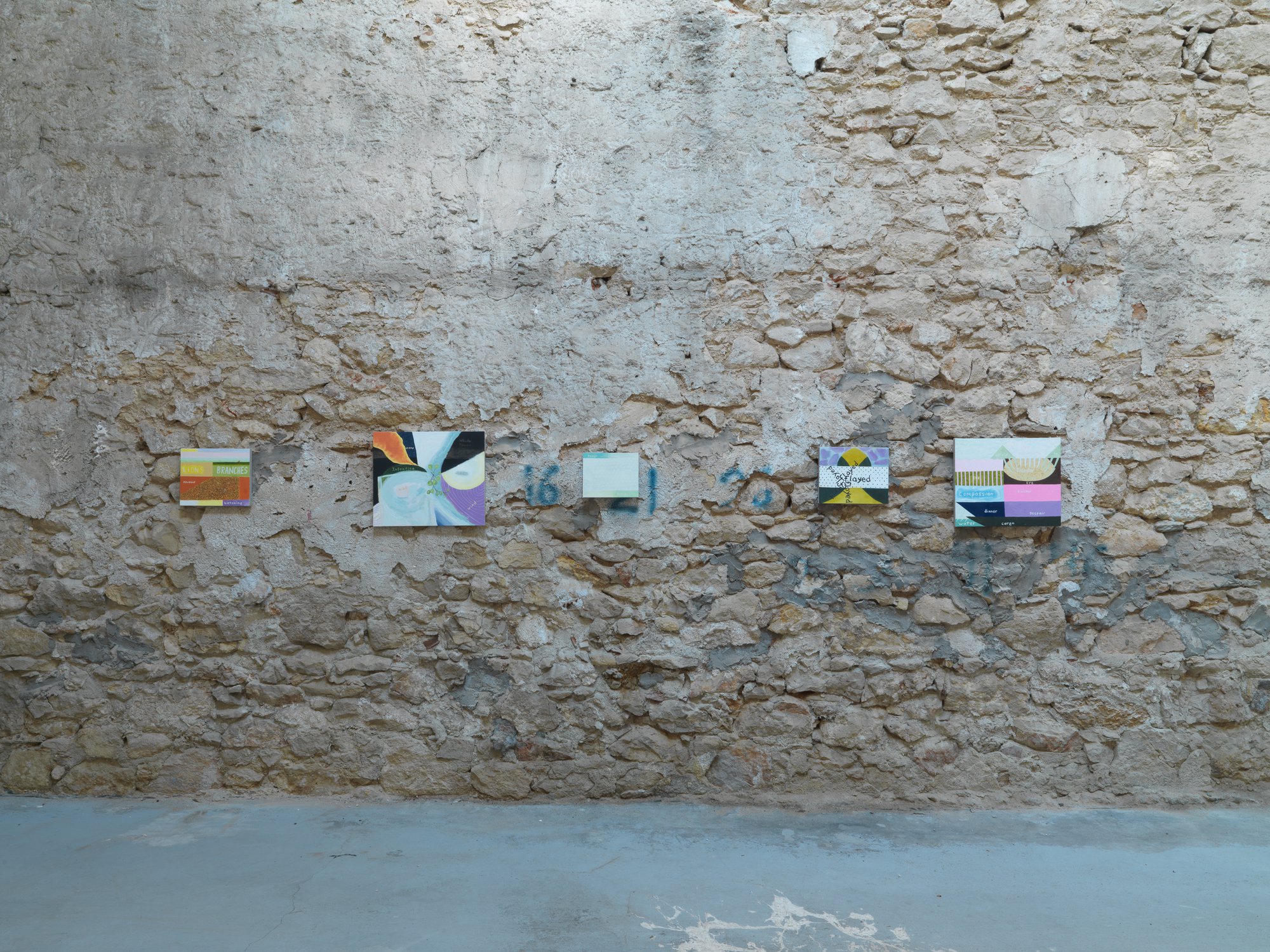 Installation view, Leidy Churchman, Trick of Sight, Rodeo, Piraeus, 2023