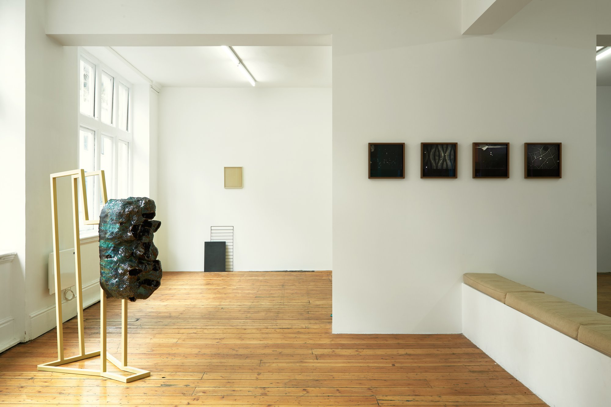 Installation view, The Chicken and The Egg, The Chicken, Rodeo, London, 2015