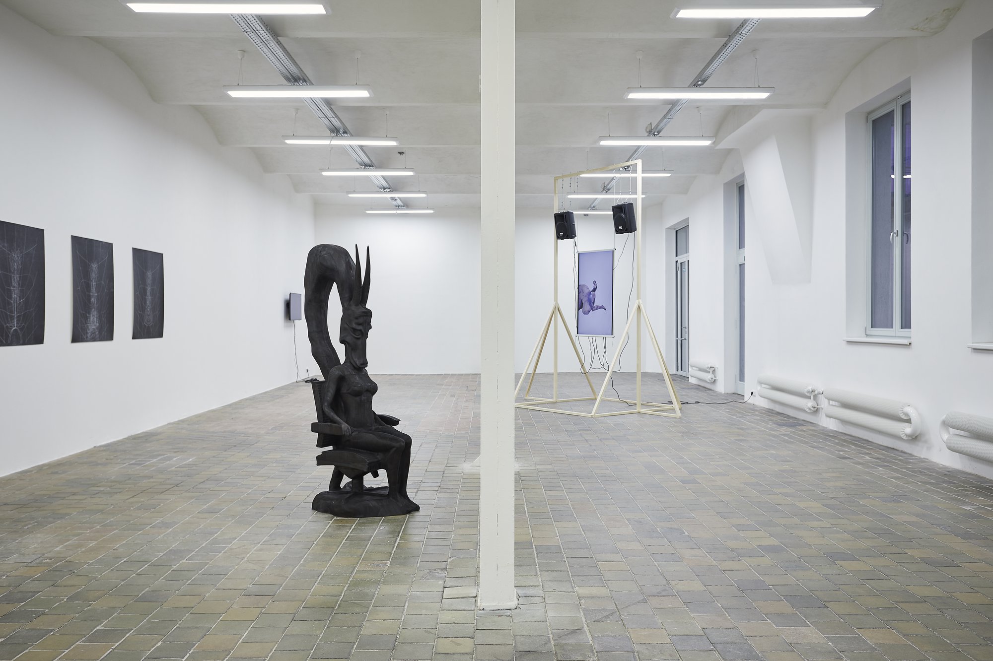 Installation view, Sidsel Meineche Hansen, LIVE LIFE WELL®, Center for Contemporary Arts, Prague, 2019