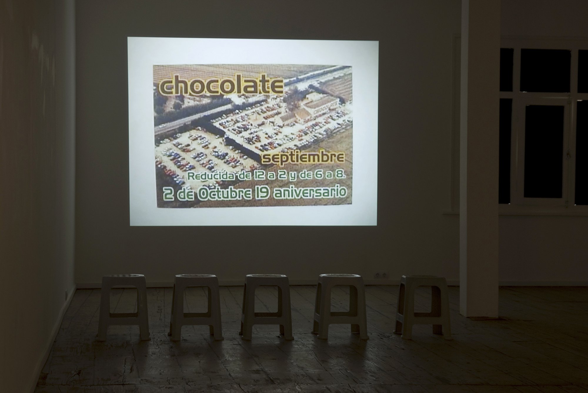 Patricia Esquivias, Folklore I, video, 2006. Installation view, Until I Find You / Folklore I&amp;II, Rodeo, Istanbul, 2008 – 2009