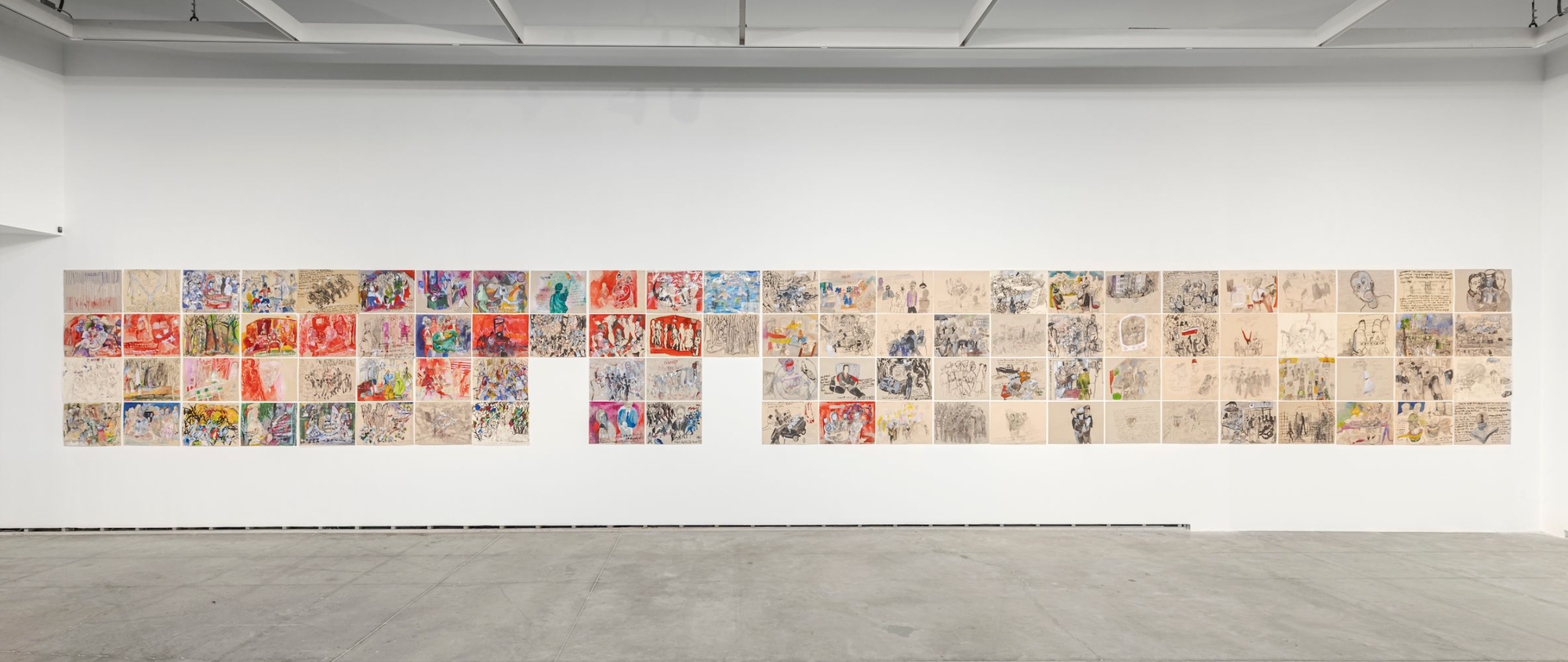 Installation view, Anna Boghiguian, Time of Change, The Power Plant Contemporary Art Gallery, 2023. Photo: Toni Hafkenscheid